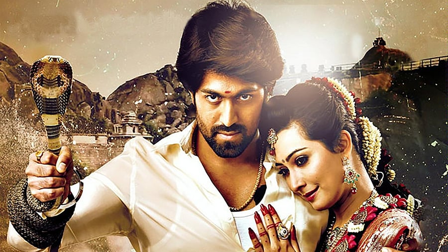 Yash and Radhika Pandit in the film.