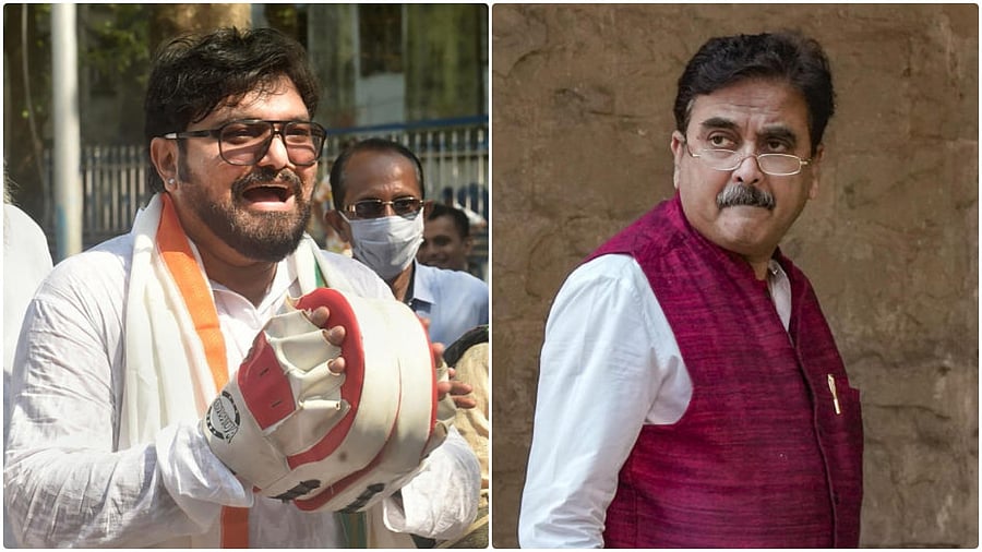 <div class="paragraphs"><p>Babul Supriyo (left); Abhijit Gangopadhyay (right).</p></div>