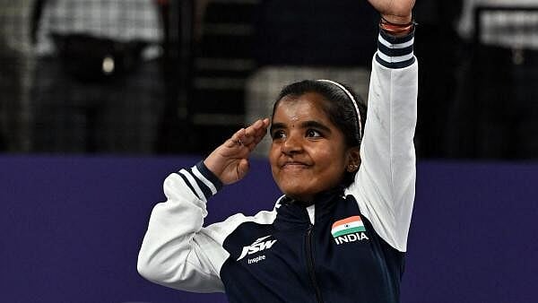 <div class="paragraphs"><p>Paralympic bronze medallist&nbsp;Nithya Sre Sumathy Sivan.</p></div>