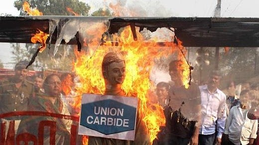 <div class="paragraphs"><p>Effigy being burnt at Union Carbide protest. Representative image.</p></div>