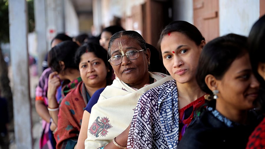 <div class="paragraphs"><p>Voters in Bangladesh.</p></div>
