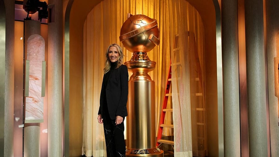 <div class="paragraphs"><p>President of Golden Globes Helen Hoehne poses for a picture at the Beverly Hilton to kick off Hollywood's award season, in Beverly Hills.</p></div>