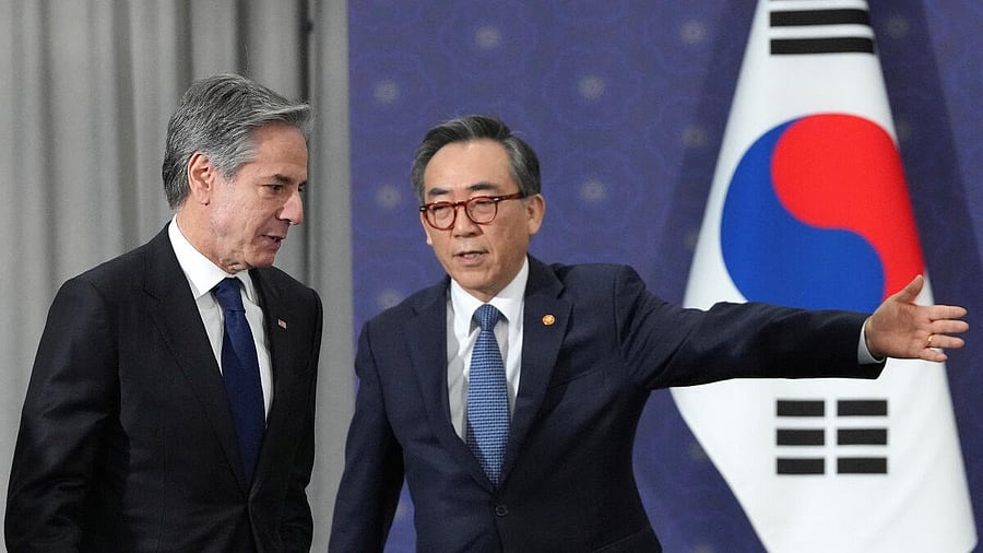 <div class="paragraphs"><p>US Secretary of State Antony Blinken visits South Korea</p></div>