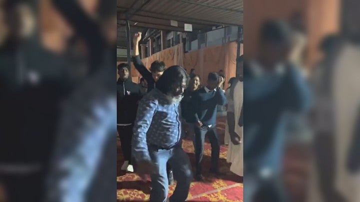 <div class="paragraphs"><p>Screengrab of the video where Hemant Soren's lookalike is seen dancing. </p></div>