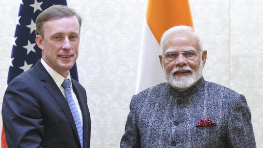 <div class="paragraphs"><p>Prime Minister Narendra Modi (R) during a meeting with US NSA Jake Sullivan (L), in New Delhi, Monday, Jan 6, 2025.</p></div>