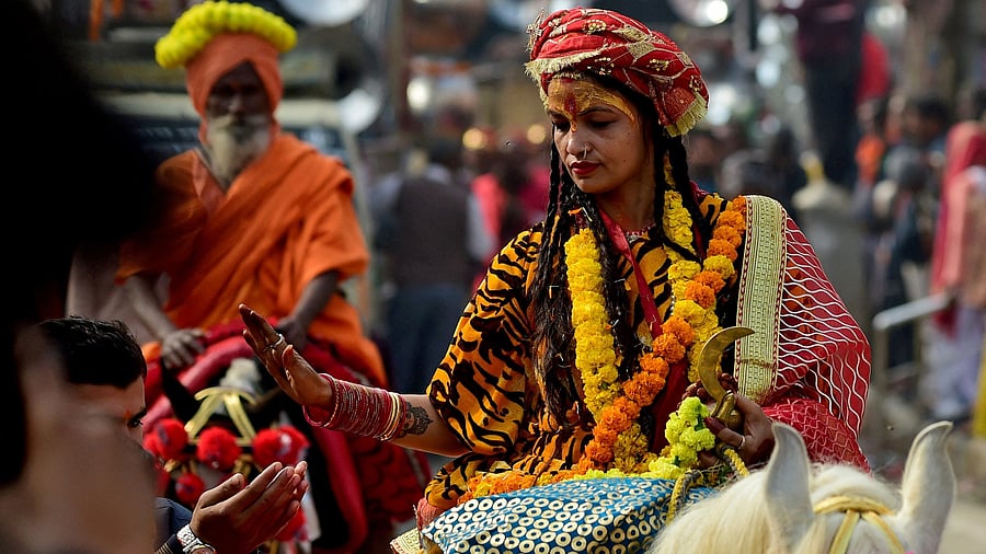 <div class="paragraphs"><p>A Sadhvi at the "Maha Kumbh Mela" in Prayagraj, India. Representative image.</p></div>