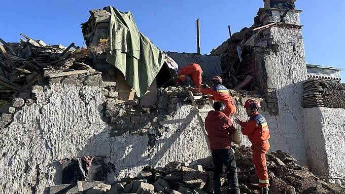 <div class="paragraphs"><p>Rescue operations underway after a massive 7.0 earthquake hit Tibet, with the epicenter being at Xizang in China.</p></div>