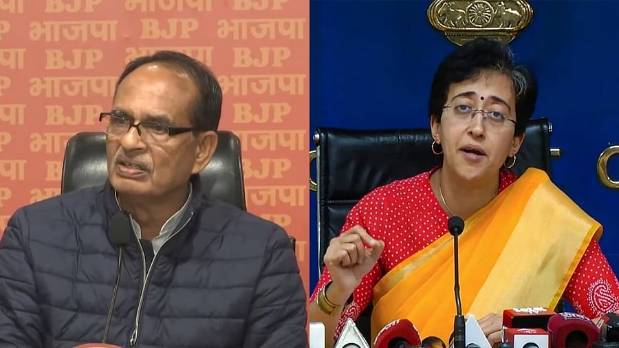 <div class="paragraphs"><p>Union Minister Shivraj SIngh Chouhan, Delhi CM Atishi.</p></div>