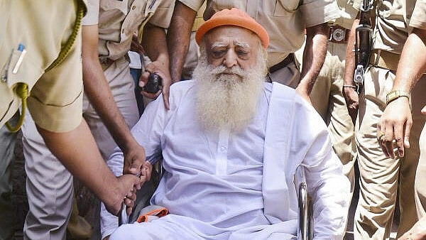 <div class="paragraphs"><p>In this Monday, June 6, 2016 file photo, self-styled godman Asaram being brought in a wheelchair</p></div>