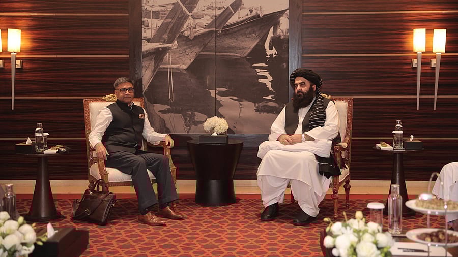 <div class="paragraphs"><p>Foreign Secretary Vikram Misri met Acting Foreign Minister of Afghanistan Mawlawi Amir Khan Muttaqi in Dubai today. </p></div>