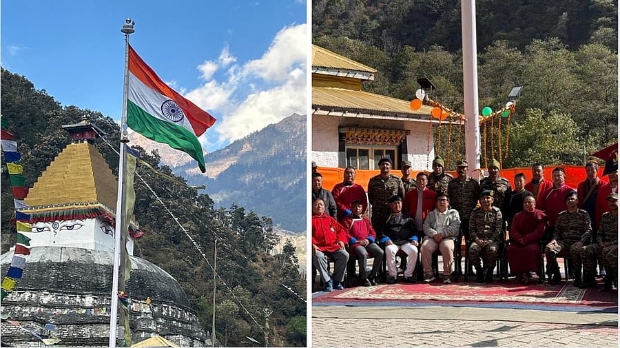 <div class="paragraphs"><p>A tricolour on a 73-foot-tall mast now stands at Gorsam Chorten in Jemithang</p></div>
