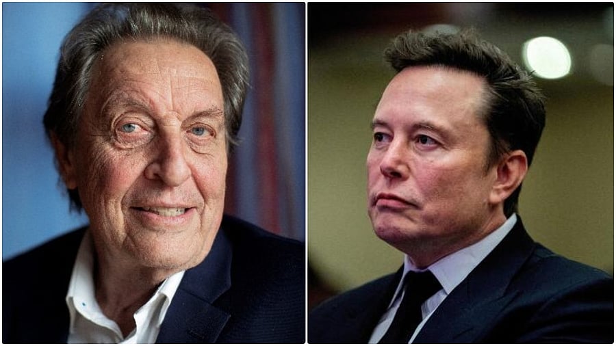 <div class="paragraphs"><p>Errol Musk (L); Elon Musk (R).</p></div>
