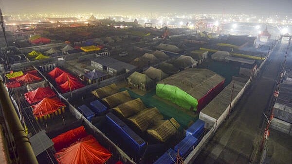 <div class="paragraphs"><p>Tents put up as part of preparations for Maha Kumbh Mela 2025, in Prayagraj, Uttar Pradesh, Wednesday, Jan. 8, 2025.</p></div>