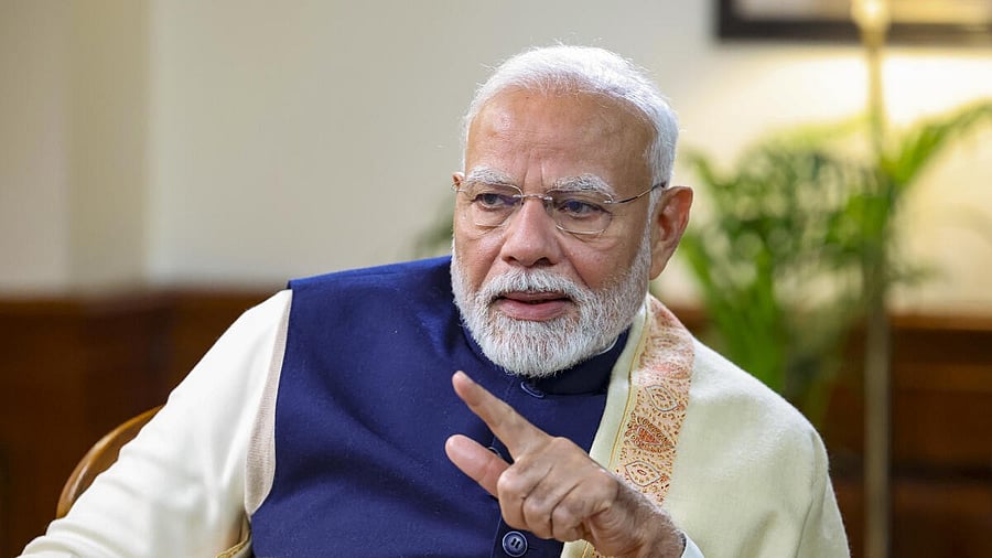 <div class="paragraphs"><p>Modi at podcast with Nikhil Kamath.</p></div>