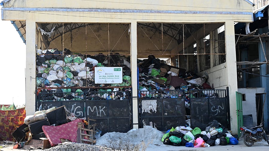 <div class="paragraphs"><p>A view of a dry waste collection centre at Ward number 23, Gedalahalli in Bengaluru on January 4. </p></div>