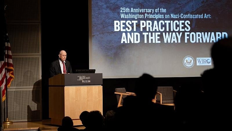 <div class="paragraphs"><p>The 26-year-old principles were reinforced last year by a new 'best practices' agreement that specified claimants should have access to national adjudication panels even if the current holder of an artwork doesn't consent.</p></div>