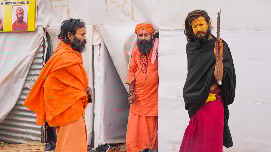 <div class="paragraphs"><p>Devotees in Prayagraj ahead of Kumbh Mela.</p></div>
