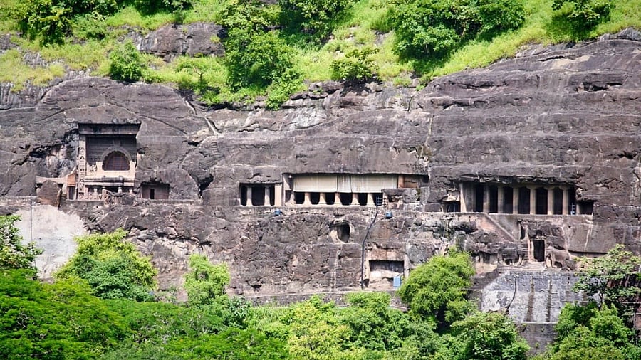 <div class="paragraphs"><p>Ajanta caves in Aurangabad.</p></div>