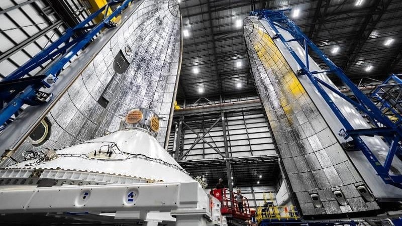 <div class="paragraphs"><p>New Glenn is larger than SpaceX's current workhorse rocket, the Falcon 9, but not as big as Starship, the fully reusable rocket system that SpaceX is currently developing.</p></div>