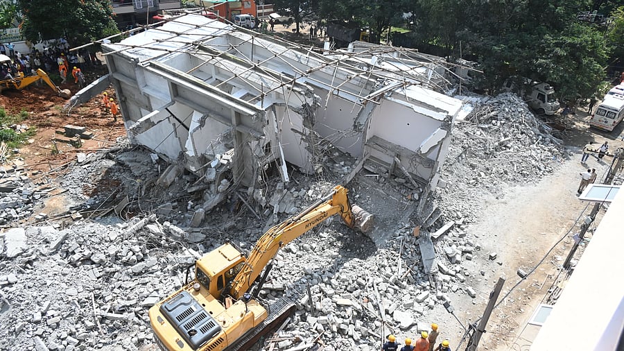 <div class="paragraphs"><p>The BBMP had initiated the survey following the collapse of a six-storey building in Babusapalya last October. </p></div>