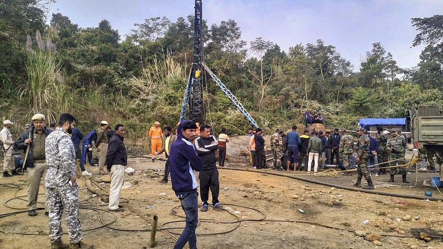 <div class="paragraphs"><p>Rescue ops underway for labourers trapped inside coal mine.</p></div>