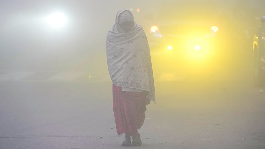 <div class="paragraphs"><p>Heavy fog blankets in Delhi-NCR.</p></div>