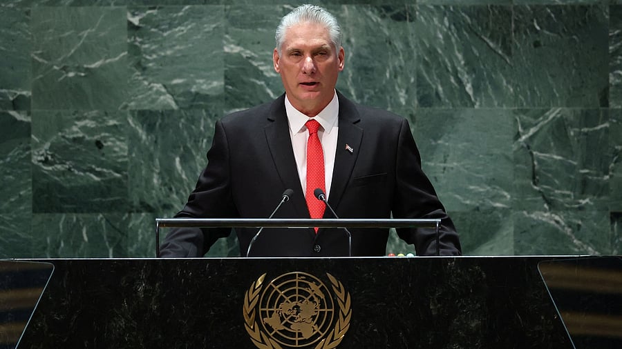 <div class="paragraphs"><p>President of Cuba Miguel Diaz-Canel </p></div>