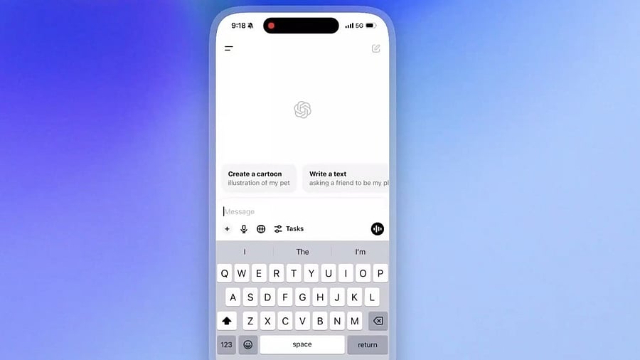 <div class="paragraphs"><p>Tasks feature on ChatGPT app.</p></div>