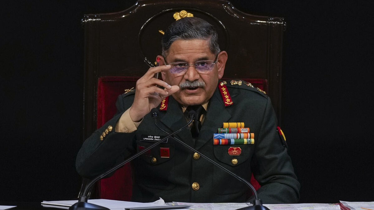 <div class="paragraphs"><p>Chief of Army Staff General Upendra Dwivedi.</p></div>