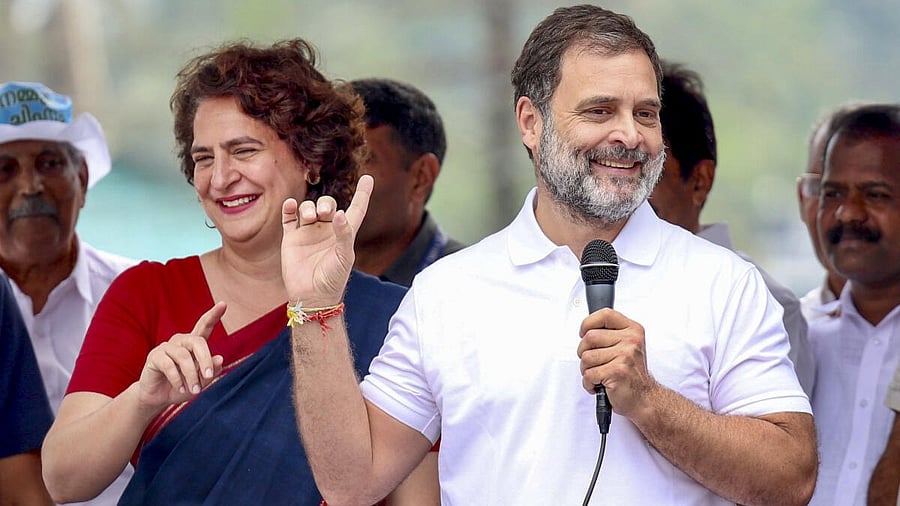 <div class="paragraphs"><p>Priyanka Gandhi (left) and Rahul Gandhi.&nbsp;</p></div>