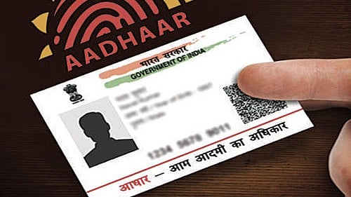 <div class="paragraphs"><p>Representative image of an Aadhar card.&nbsp;</p></div>