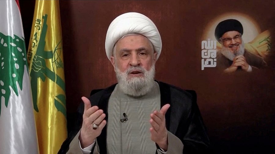 <div class="paragraphs"><p> Lebanon's Hezbollah leader Sheikh Naim Qassem.</p></div>