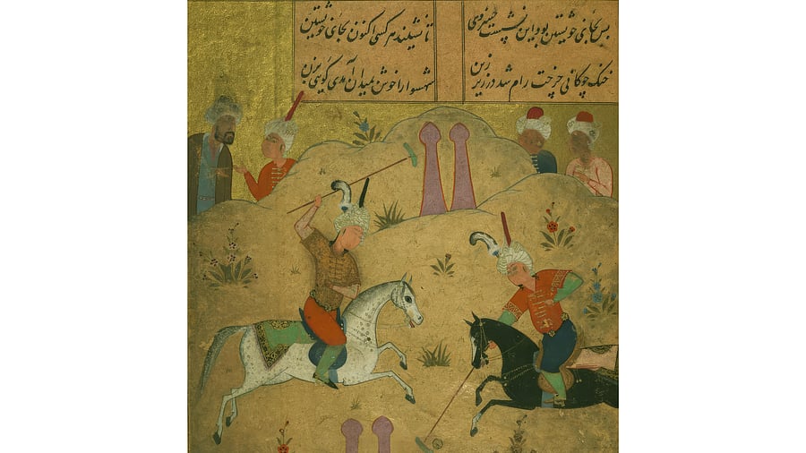 <div class="paragraphs"><p>Polo game, safavid, ink and pigments on buff. (Pic courtesy: The Walters Museum, Maryland)</p></div>