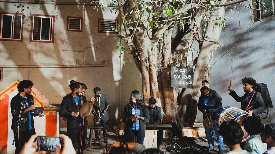 A performance by Adavi Arts Collective in Bengaluru.