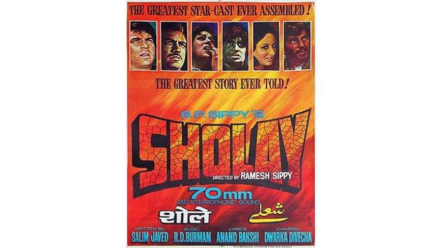 <div class="paragraphs"><p>Sholay Poster</p></div>