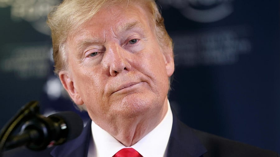 <div class="paragraphs"><p>File photo of Donald Trump at the 50th World Economic Forum (WEF) in Davos. </p></div>