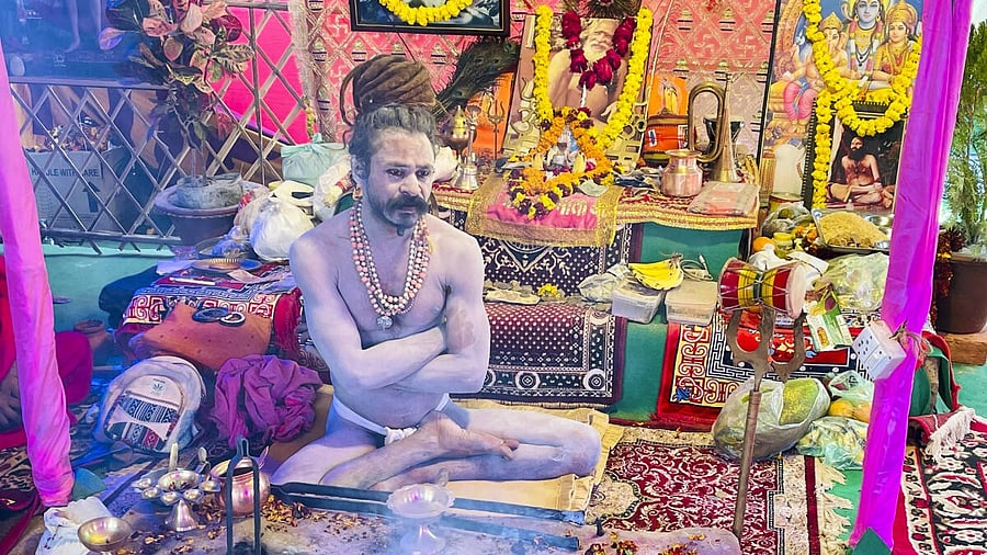 <div class="paragraphs"><p> A sadhu from Juna Akhada during Maha Kumbh Mela 2025</p></div>