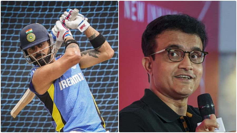<div class="paragraphs"><p>Virat Kohli (L); Sourav Ganguly (R).</p></div>