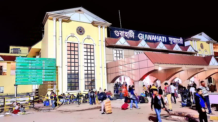 <div class="paragraphs"><p>Guwahati railway station</p></div>