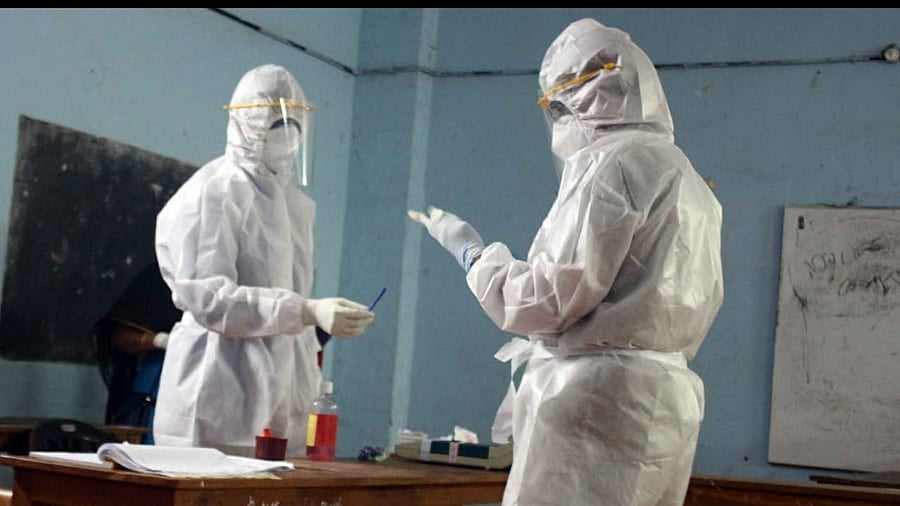 <div class="paragraphs"><p>Medical workers wearing PPE kits in Kerala's Thiruvananthapuram during the Covid-19 outbreak. </p></div>