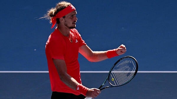 <div class="paragraphs"><p>Germany's Alexander Zverev celebrates winning his quarter final match against Tommy Paul of the US</p></div>