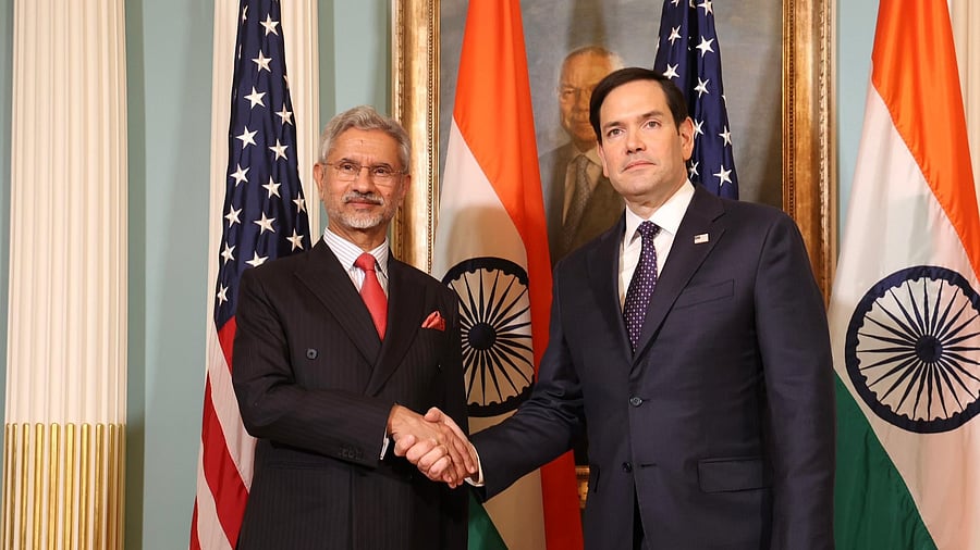 <div class="paragraphs"><p>India's External Affairs Minister S Jaishankar with US Secretary of State Marco Rubio.</p></div>