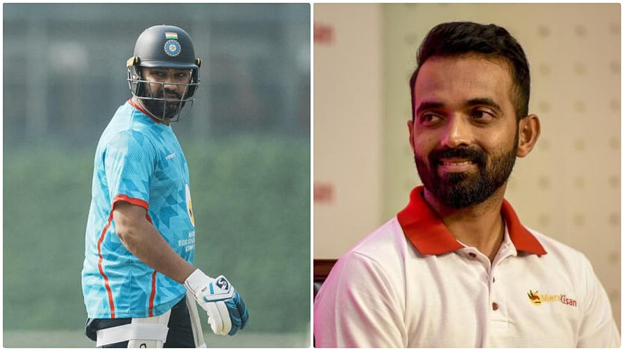 <div class="paragraphs"><p>Rohit Sharma (L); Ajinkya Rahane (R).</p></div>