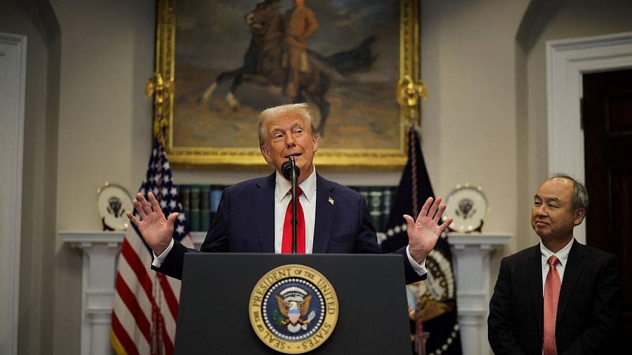 <div class="paragraphs"><p>US President Donald Trump delivers remarks at the White House. </p></div>