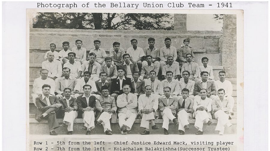 <div class="paragraphs"><p>A photograph of the Bellary Union Club Team taken at the stadium in 1941</p></div>