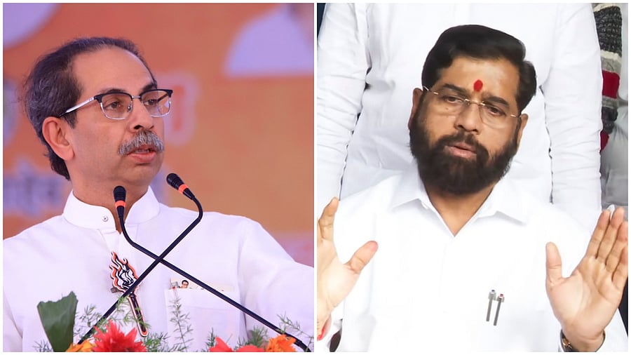 <div class="paragraphs"><p>Uddhav Thackeray (left) and Eknath Shinde.&nbsp;</p></div>