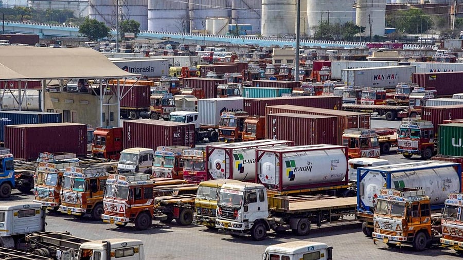 <div class="paragraphs"><p>Trailer trucks parked. Representational image. </p></div>