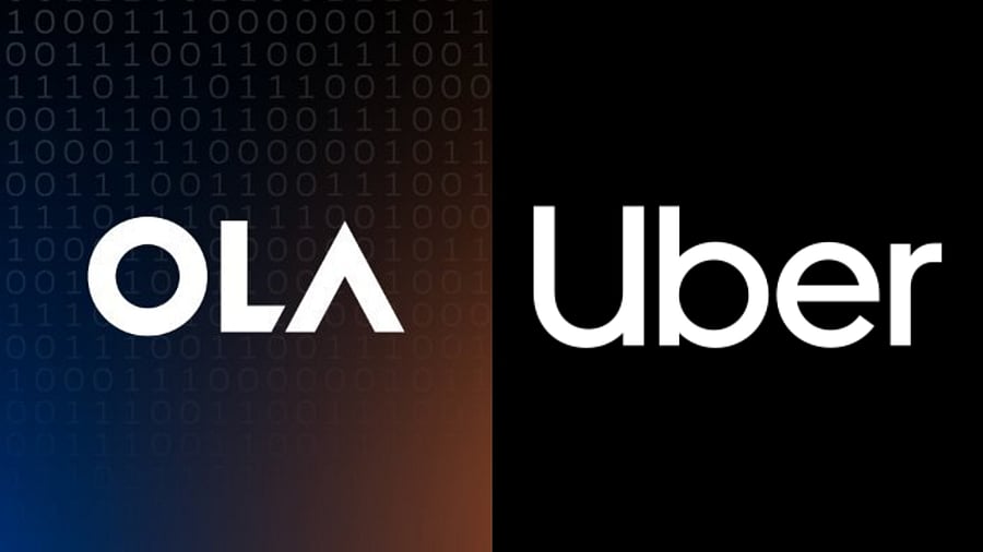 <div class="paragraphs"><p>Ola, Uber logos.</p></div>