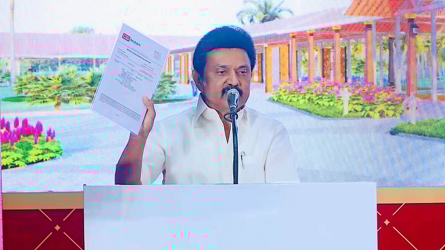 <div class="paragraphs"><p>Tamil Nadu Chief Minister M K Stalin.</p></div>