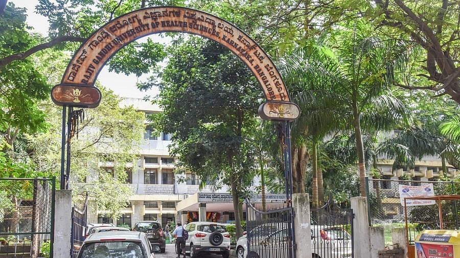 <div class="paragraphs"><p>Rajiv Gandhi University of Health Sciences (RGUHS), Bengaluru.</p></div>